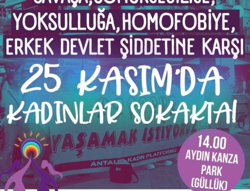 25 Kasım’da Kadınlar Sokakta