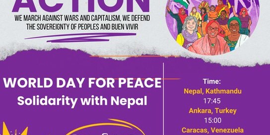 Nepalli kızkardeşlerimizle dayanışma